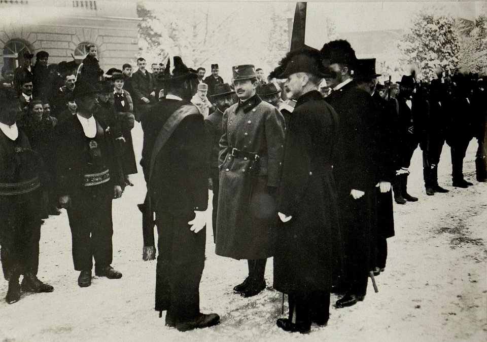 Kaiser Karl I. in Bozen, 15.1.1917 (BildID 15549474)