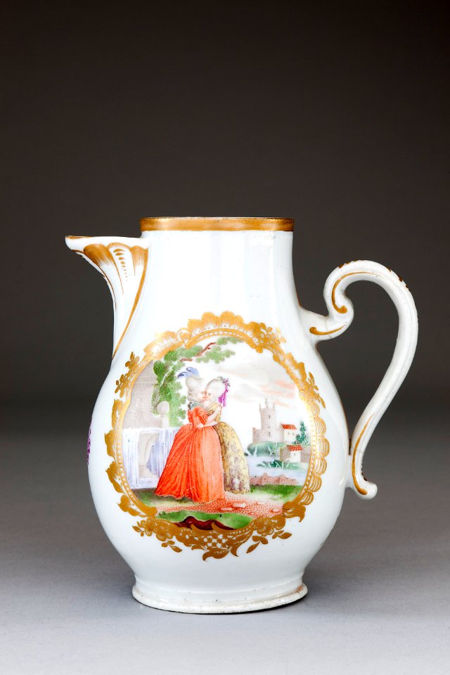 Kaffekanna i porslin, från 1770-talet - Hallwylska museet - 93870