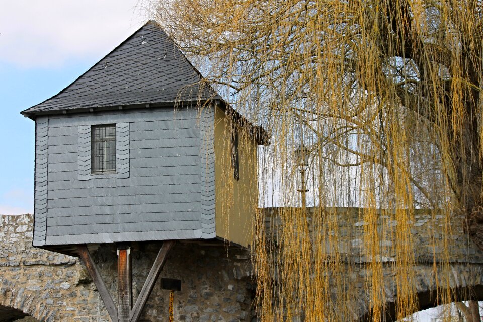 Customs station zollhaus stone bridge