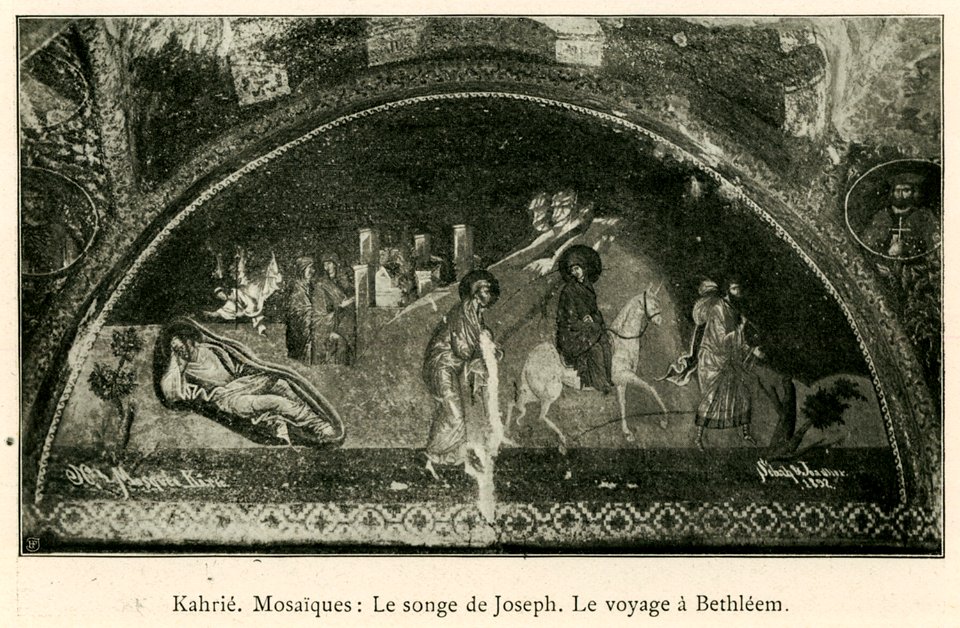 Kahrié Mosaïques- Le songe de Joseph Le voyage à Bethléem - Barth Hermann - 1913