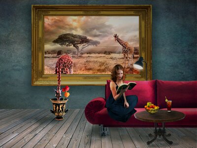 Mood room giraffe