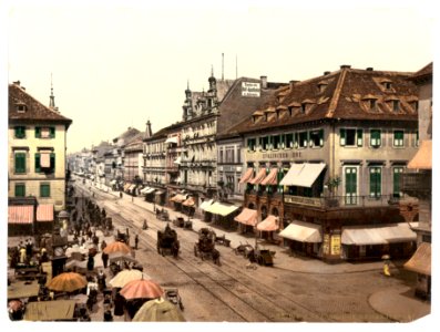 Kaiser Strasse, Karlsruhe, Baden, Germany-LCCN2002713595