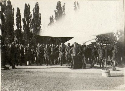 Kaiserfeier, Gottesdienst auf der Piazza d'Armi in Trient (BildID 15627986)