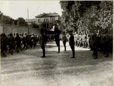 Kaiserfeier, Gottesdienst auf der Piazza d'Armi in Trient (BildID 15628014)