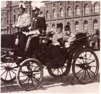 Kaiser Franz Joseph I und König Eduard VII
