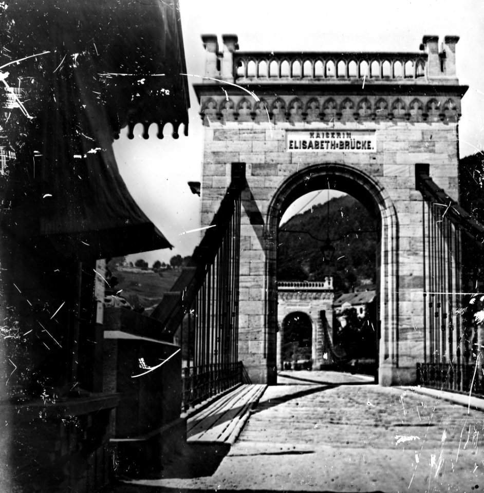 Kaiserin Elisabeth Brücke Děčín (Tetschen), Czech Republic