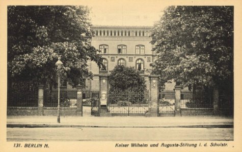 Kaiser-Wilhelm- und Augusta-Stiftung in der Schulstraße, Berlin-Gesundbrunnen