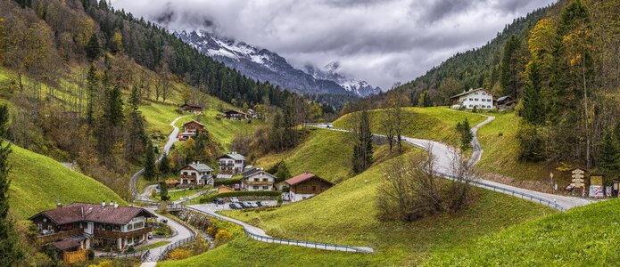 Houses beautiful idyllic