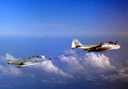 KA-6D VA-65 refueling VC-12 TA-4J 1980