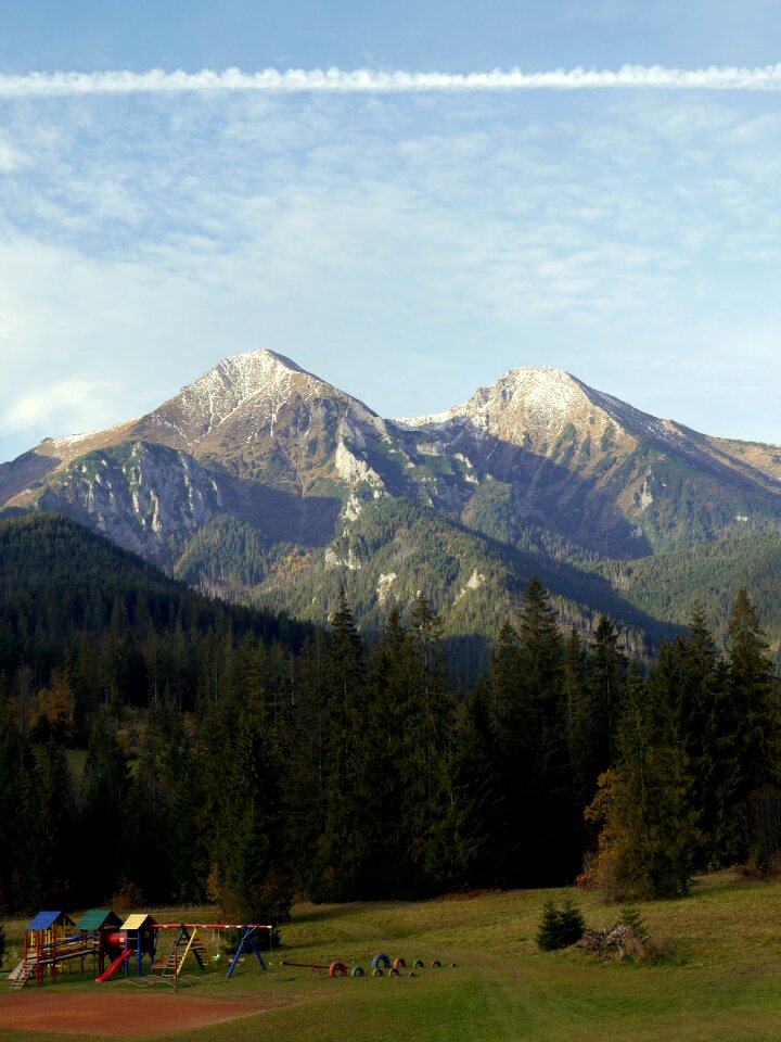 Mountains autumn country
