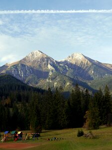 Mountains autumn country