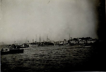 Kaiser Karl I. beim Begräbnis des an Lungenentzündung verstorbenen Grossadmirals Anton Haus in Pola, 10.2.1917 (BildID 15551274)
