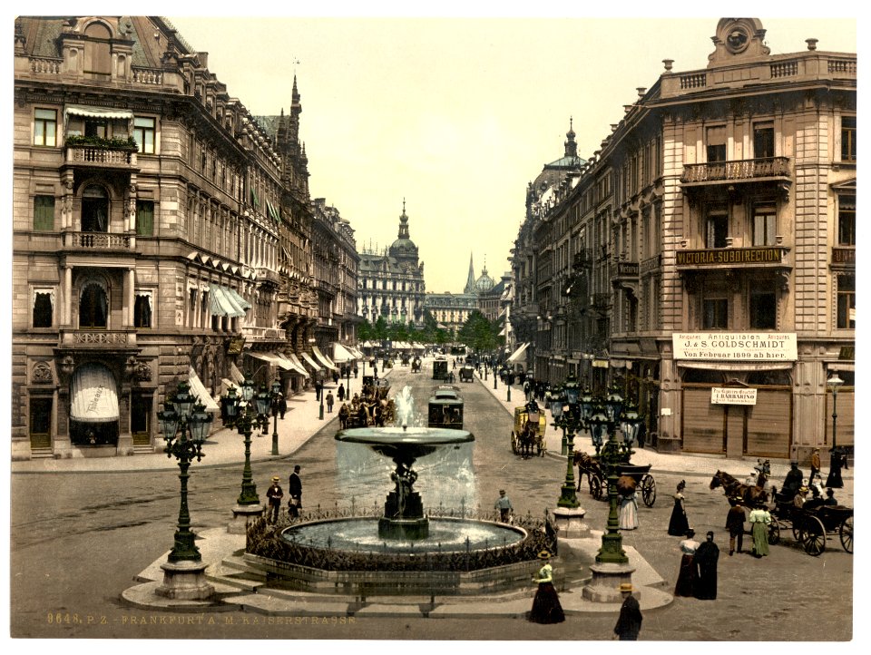 Kaiserstrasse, Frankfort on Main (i.e. Frankfurt am Main), Germany-LCCN2002713666