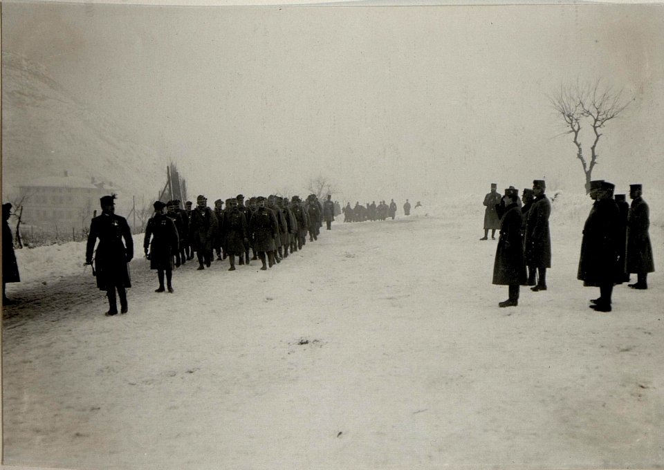 Kaiser Karl I. besucht Calliano, 16.1.1917 (BildID 15549579)