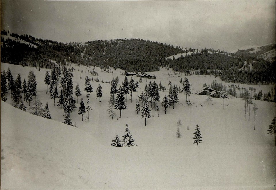Kaiser Karl I. besucht das Plateau von Folgaria (Vielgereuth), 16.1.1917 (BildID 15549621)