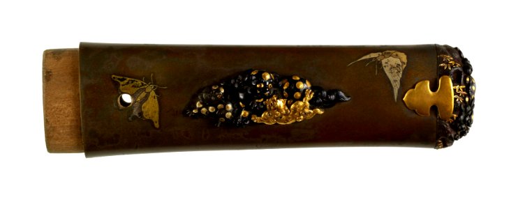 Kajima Ikkoku - Tsuka with Chinese-style Lions and Butterflies - Walters 5112293B