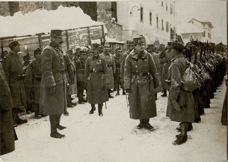Kaiser Karl I. im Fleimstal, 18.1.1917 (BildID 15549852)