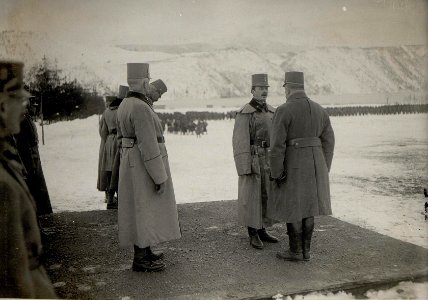 Kaiser Karl I. in Levico, 17.1.1917 (BildID 15549824)
