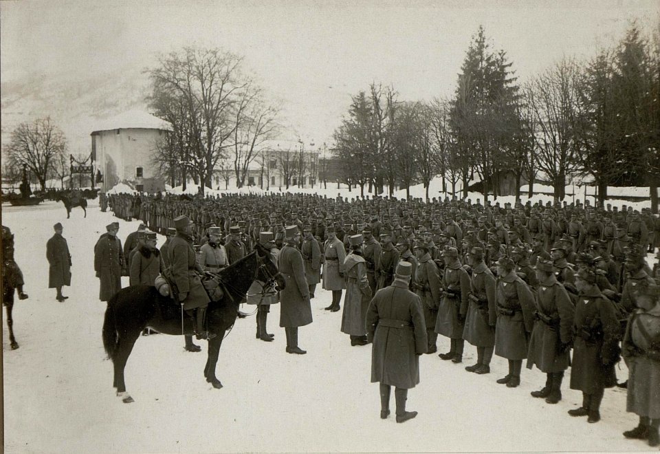 Kaiser Karl I. in Pergine, 17.1.1917 (BildID 15549691)