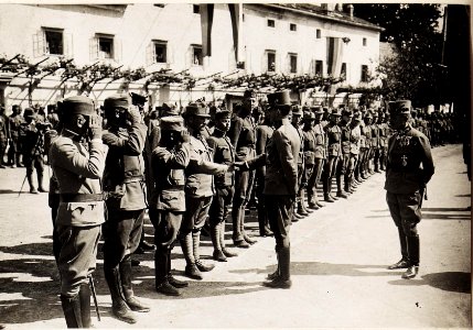 Kaiser Karl I. in Triest während seiner Frontreise an die Isonzofront, Istrien, Kärnten und Vorarlberg, die vom 1. Juni 1917 bis zum 6. Juni 1917 dauerte (BildID 15564939)