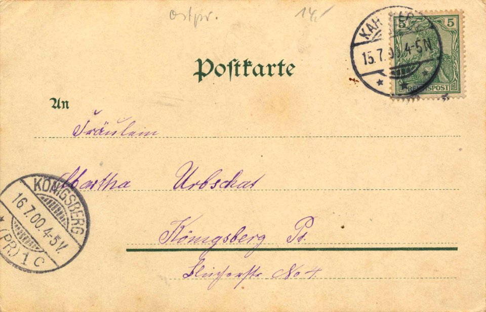Kahlberg, Ostpreußen - Anlagen mit Villa Schichau (back) (Zeno Ansichtskarten)