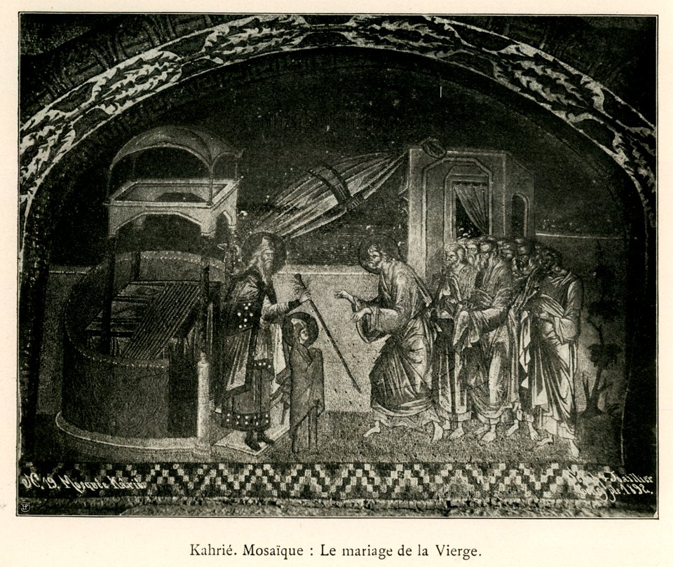 Kahrié Mosaïque- Le mariage de la Vierge - Barth Hermann - 1913