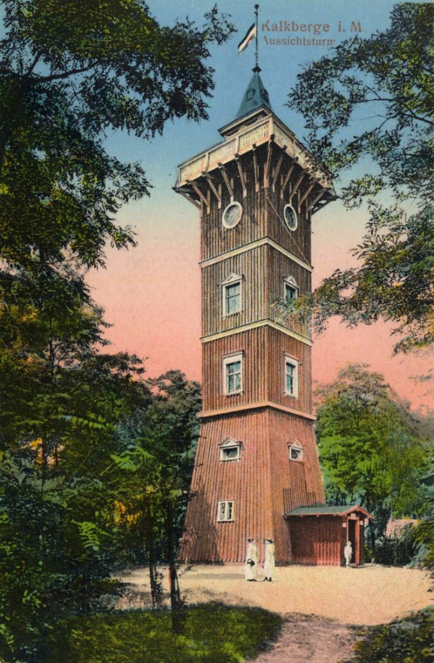 Kalkberge (Mark), Brandenburg - Aussichtsturm (Zeno Ansichtskarten)