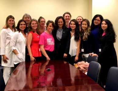 Kamala Harris meeting with advocates from Planned Parenthood Action Fund C53hx uU8AIwn t (cropped) photo