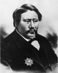 Kamehameha V, retouched photo by J. J. Williams