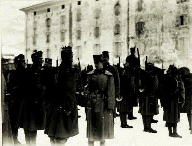 Kaiser Karl I,, Besuch in Tirol, Inspizierung der Truppe in Pergine (BildID 15415288)