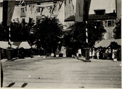 Kaiserfeier, Gottesdienst auf der Piazza d'Armi in Trient (BildID 15628007)