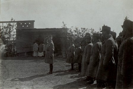 Kaiserin Geburtstagfeier, Feldmesse 9.5.17. (BildID 15656022)