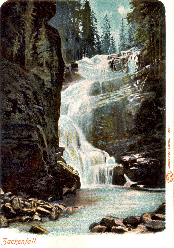Kamienczyk Waterfall Old 03