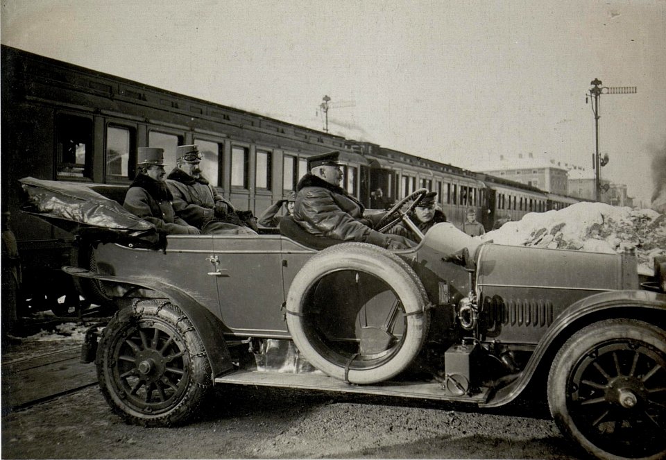 Kaiser Karl I. besucht Trient, 15.1.1917 (BildID 15549544)