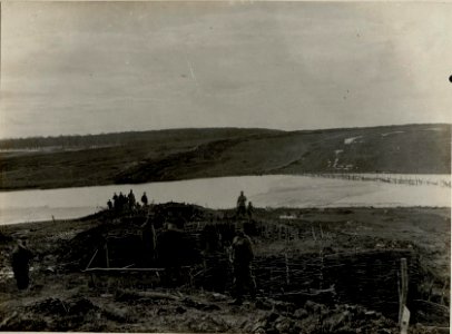 Kampflinie. Aufgenommen 24. III. 1916 beim Inf.Rgt.Nro.5. (BildID 15536303)