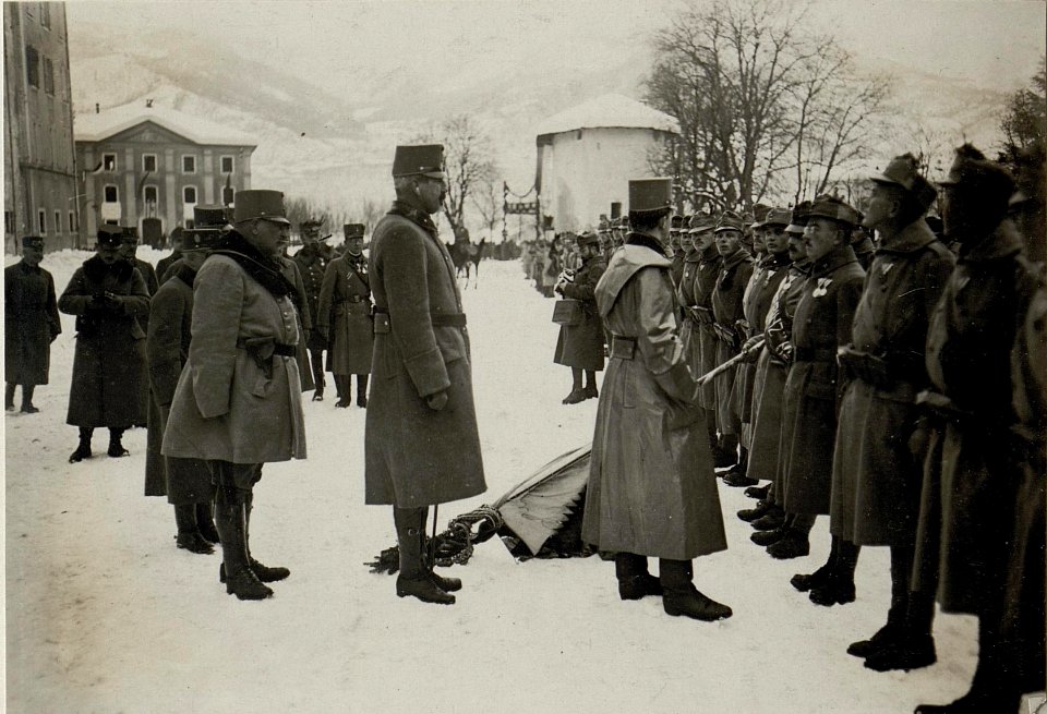 Kaiser Karl I. in Pergine, 17.1.1917 (BildID 15549677)