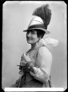 Kajsa Ranft in Afrikaresan at Oscarsteatern 1916 - SMV - NR012