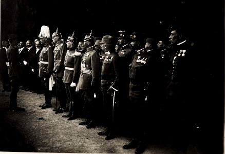 Kaiser Karl I. und Kaiserin Zita in bregenz am 5. Juni 1917, Kaiser Karl I. bereiste in der Zeit vom 1. Juni 1917 bis zum 6. Juni 1917 die Isonzofront, Istrien, Kärnten und Vorarlberg (BildID 15565464)