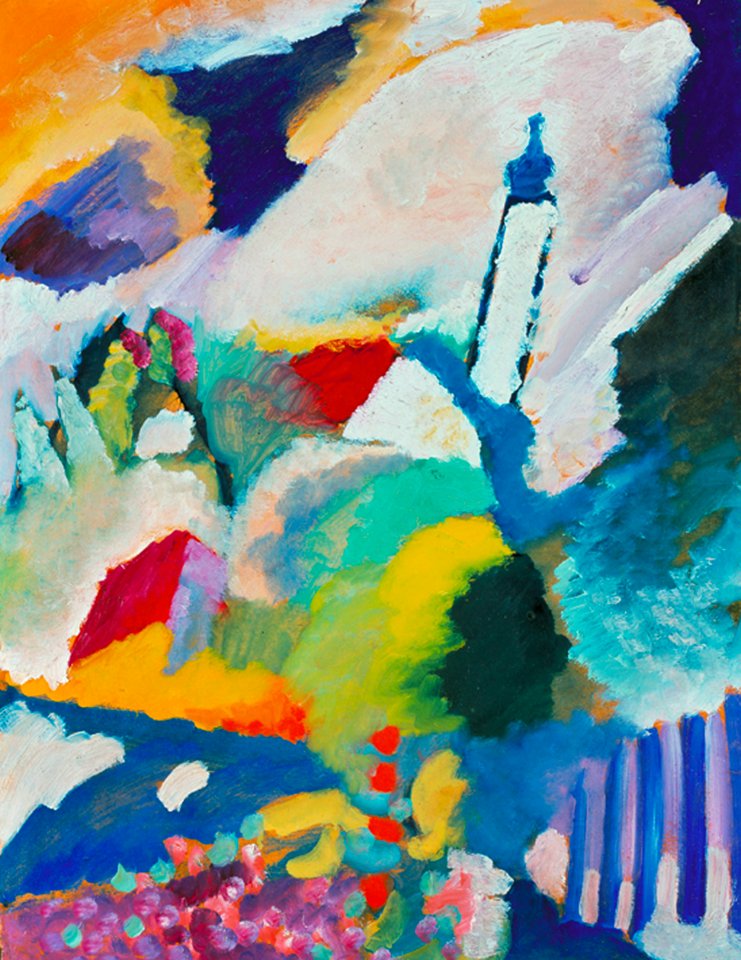 Kandinsky Murnau mit Kirche I 1910