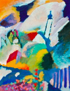 Kandinsky Murnau mit Kirche I 1910