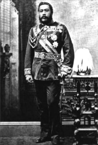 Kalakaua in military uniform