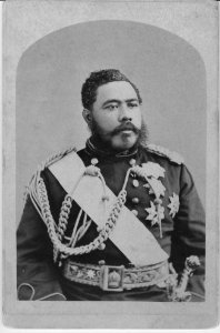 Kalakaua, photograph by A. A. Montano (PPWD-15-4.013)
