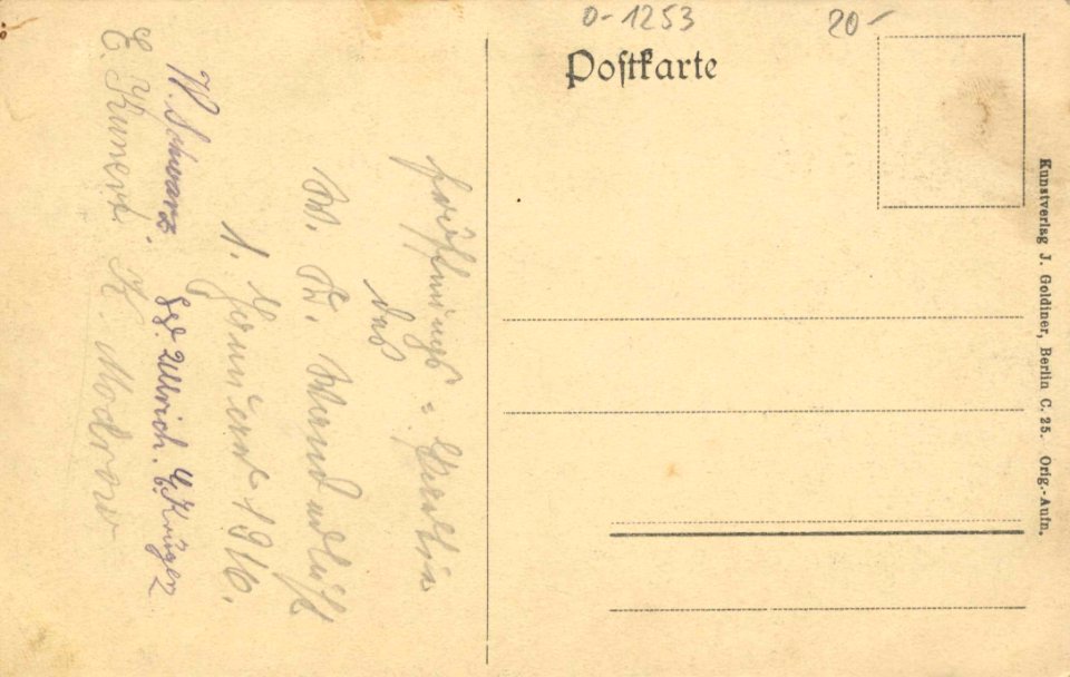 Kalkberge (Mark), Brandenburg - Brücke Hohe Haide (back) (Zeno Ansichtskarten)