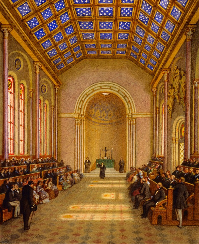 Kapelle Reinhardsbrunn, 30.5 x 25.0 cm (Royal Collection Trust)