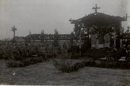 Kaiserin Geburtstagfeier.Bei der Feldmesse. (BildID 15656071)