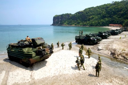 KAMANDAG 3 - AAVs at the Beach