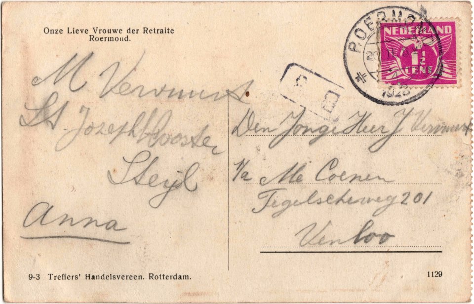 Kapel, Onze Lieve Vrouw der Retraite, Roermond 9-3 verso