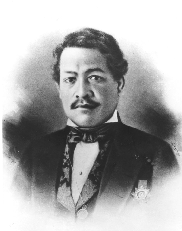 Kamehameha III, retouched photo by J. J. Williams (PP-97-7-011)
