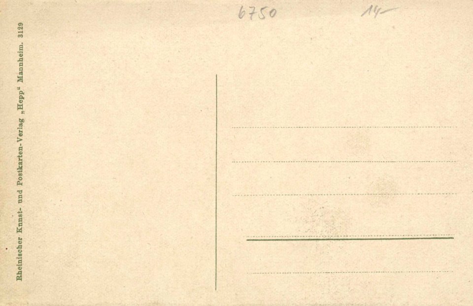 Kaiserslautern, Rheinland-Pfalz - Stadtansicht (back) (Zeno Ansichtskarten)