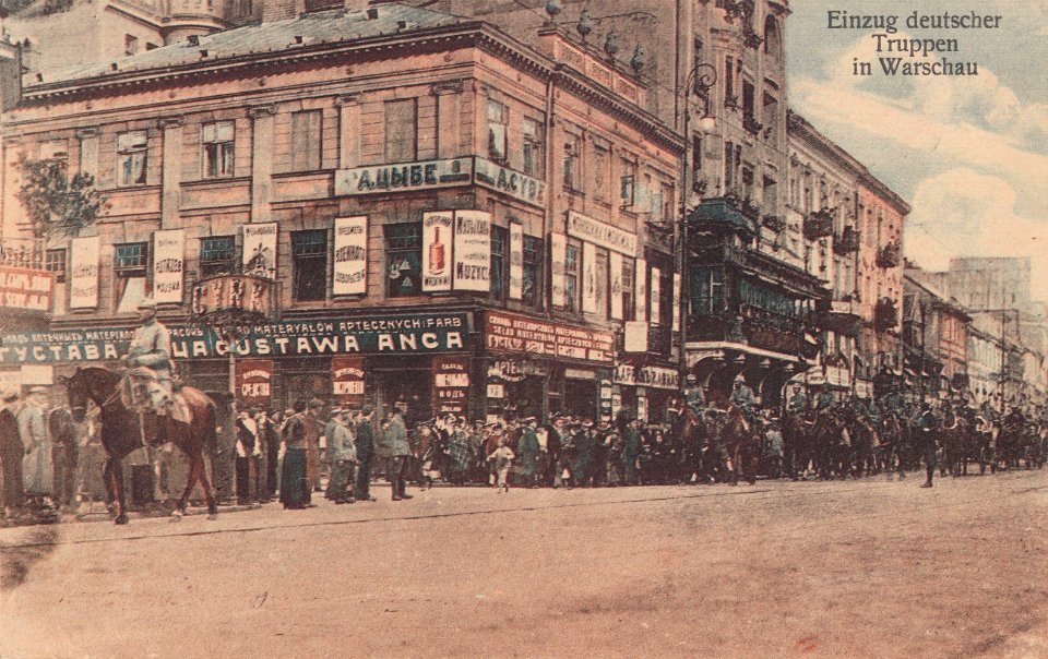 Kamienica Demelmajerów ul. Nowy Świat 58a róg Ordynackiej 1916